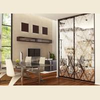 Шкафы-купе с пескоструйным рисунком