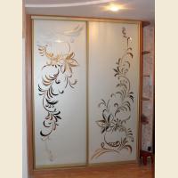 Шкафы-купе с пескоструйным рисунком