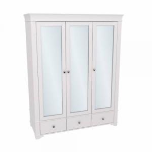 Шкаф 3х-дверный с зеркальными дверями