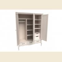 Шкаф 3х-дверный с глухими дверями