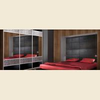 Шкафы-купе с декоративными панелями