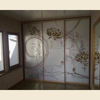 Шкафы-купе с пескоструйным рисунком