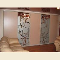 Шкафы-купе с пескоструйным рисунком