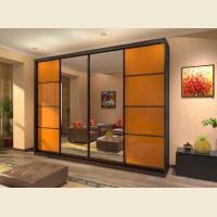 Шкафы-купе с цветным стеклом Oracal