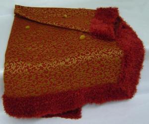 Покрывало LOV001GO гобелен каракуль-темн.-красн.