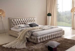 Кровать Mia бежевая