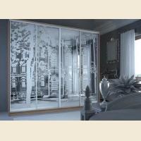 Шкафы-купе с пескоструйным рисунком