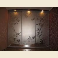 Шкафы-купе с пескоструйным рисунком