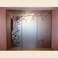 Шкафы-купе с пескоструйным рисунком