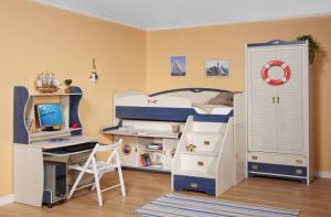 Моноблок детский + лестница с 2 ящиками